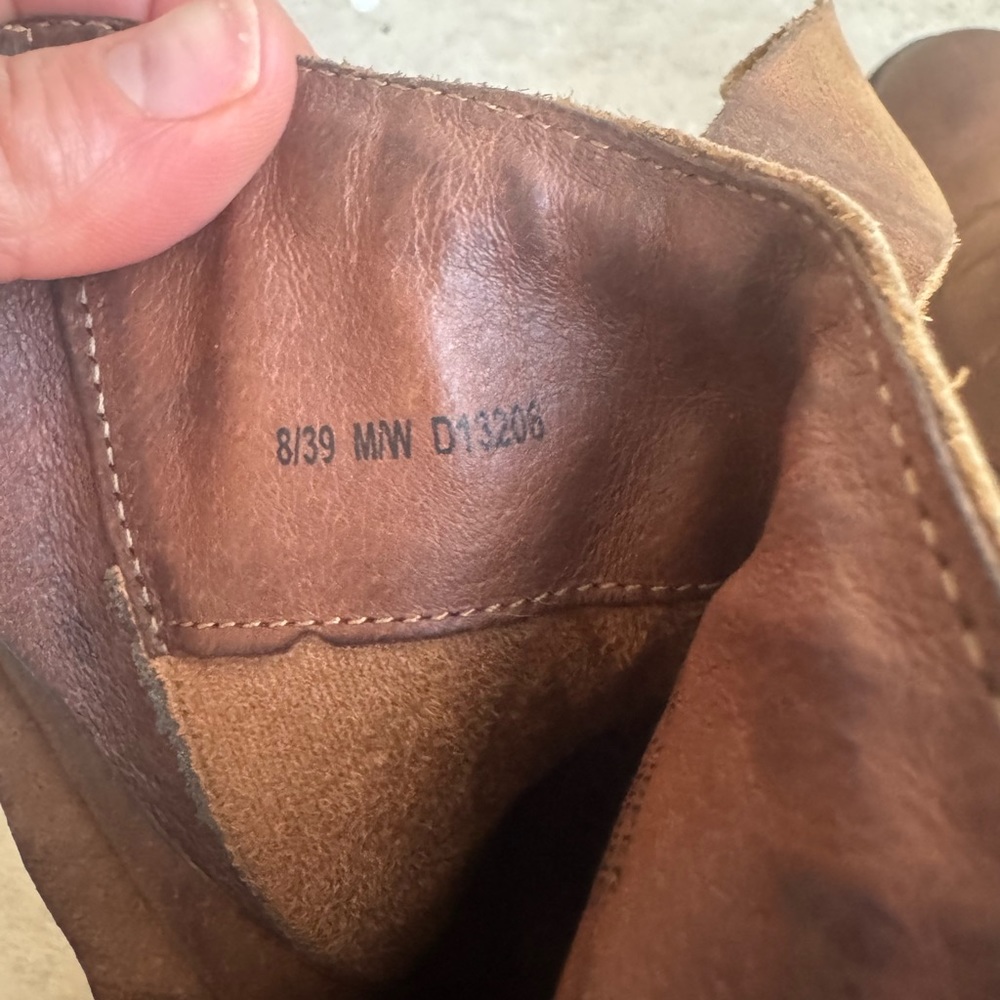 Brown Leather Born Booties - image 8